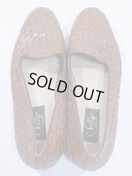 画像2: Selｂy MADE IN BRAZIL メッシュ レザー シューズ  パンプス (2)