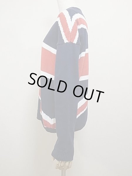 画像2: ITALY製 ユニオンジャック コットン ニット セーター (2)