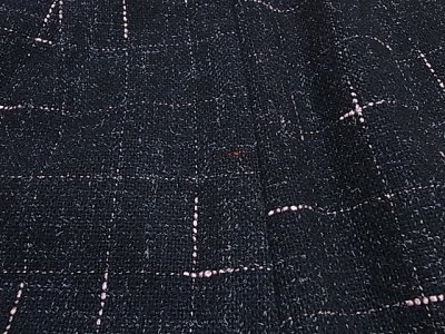 画像1: 50's ビンテージ 黒×ピンク 黒ピン ウール 3ピース スーツ セット