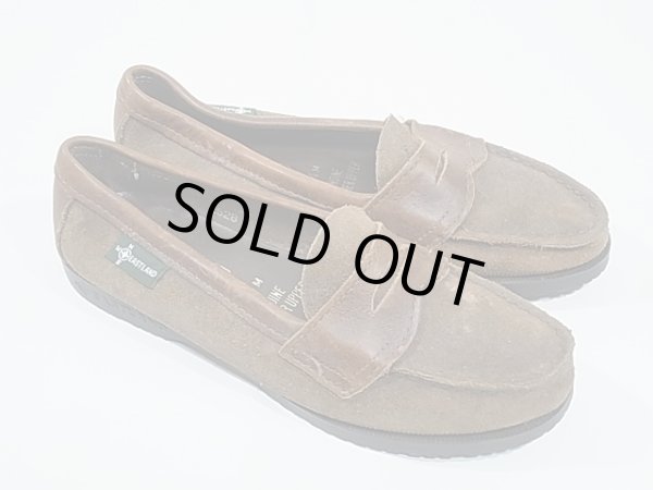 画像4: USA製 EAST LAND オイルド ヌバック×レザー コンビ ローファー (4)