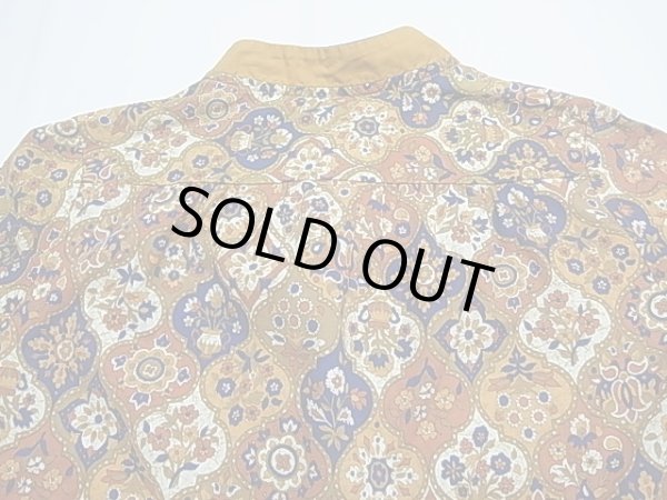 画像8: 60's ビンテージ Coffee Break R ペルシャ アラビア柄 エスニック チュニック スタンドカラー 七分丈 ワンピース (8)