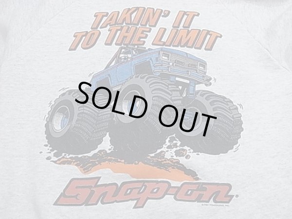 画像6: USA製 90s FRUIT OF THE LOOM Snap-on プリント スウェット (6)