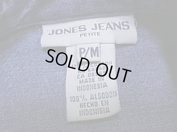 画像4: JONES JEANS スタンドカラー ノーカラー 長袖 デニム シャツ (4)