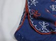 画像9: 60〜70's ビンテージ Leandra バタフライ 刺繍 七分袖チャイニーズカラー ループ空き ブラウス (9)