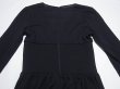 画像10: 〜80's ITALY製 Vネック ウール ニット ロング ドレス ワンピース (10)