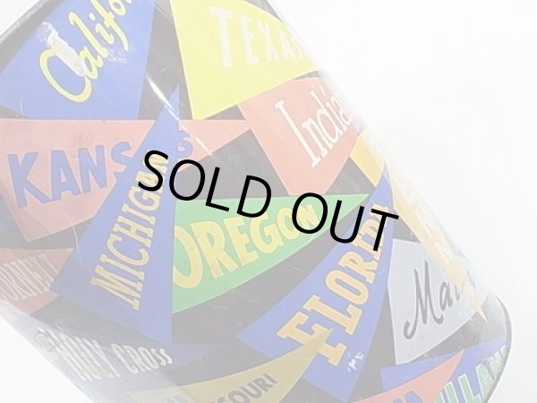 画像8: 〜60年代 HARVEL カレッジ ペナント メタル トラッシュ 缶 (8)