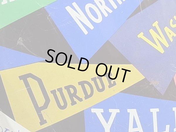 画像6: 〜60年代 HARVEL カレッジ ペナント メタル トラッシュ 缶 (6)