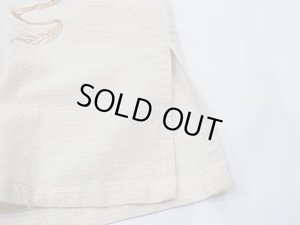 画像9: The Love of ganesha sanfrancisco ドラゴン刺繍 リネン チャイナ ブラウス ジャケット (9)