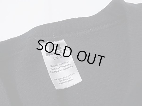 画像4: RUSSELL　黒 無地 ブラック ソリッド スウェット (4)