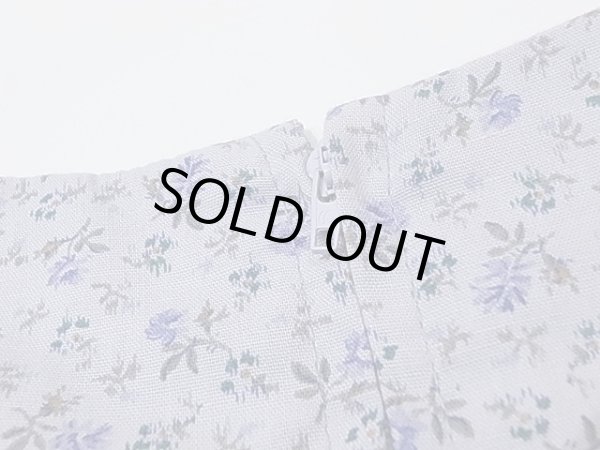 画像8: 70s GUNNE SAX ? unknown 小花柄 レース ガーゼ フォークロア ワンピース ドレス (8)