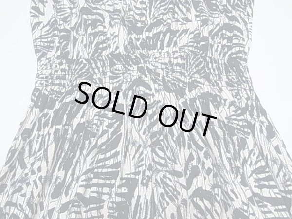 画像11: USA製 80ｓ VIRGO II ウエスト ゴムシャーリング レーヨン 半袖 総柄 ワンピース (11)