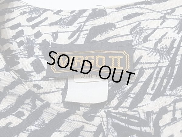 画像5: USA製 80ｓ VIRGO II ウエスト ゴムシャーリング レーヨン 半袖 総柄 ワンピース (5)