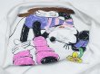 画像9: 80s SUNDAY COMICS DISNEY エアロビ ミニーマウス パイル刺繍 ショート丈 半袖 スウェット Tシャツ (9)