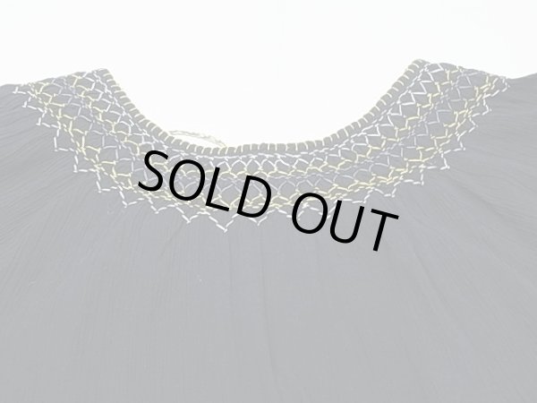 画像9: notations 刺繍 エスニック 半袖 チュニック ブラウス (9)