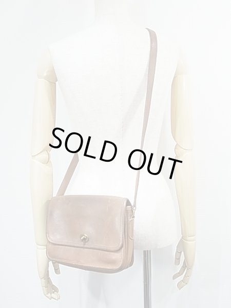 画像3: OLD COACH オールド コーチ ショルダー バッグ 茶 (3)