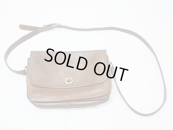 画像6: OLD COACH オールド コーチ ショルダー バッグ 茶 (6)