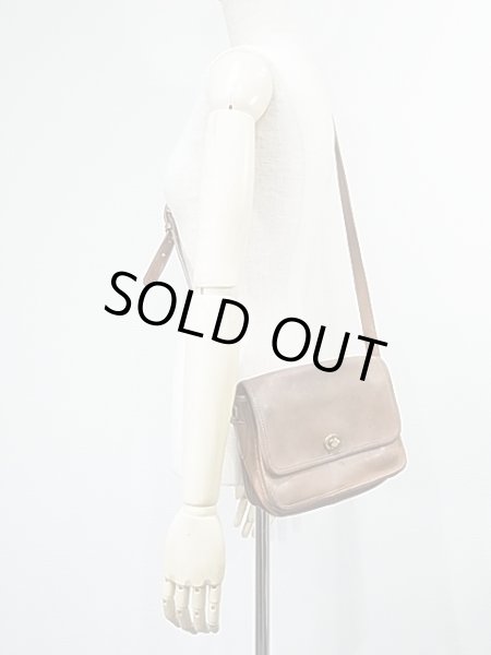 画像4: OLD COACH オールド コーチ ショルダー バッグ 茶 (4)