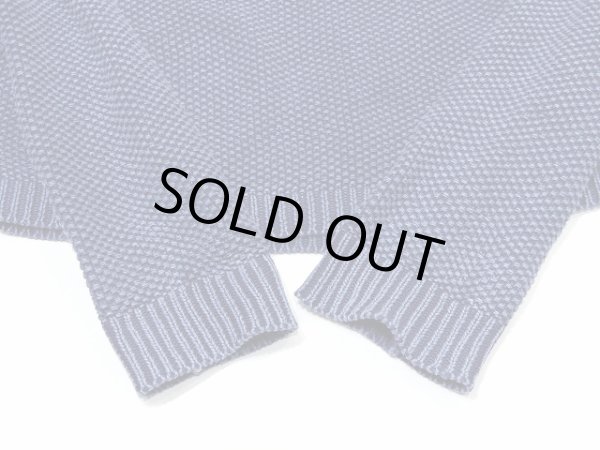 画像8: LOVE BY DESIGN ラグラン 長袖 インディゴ コットン ニット (8)