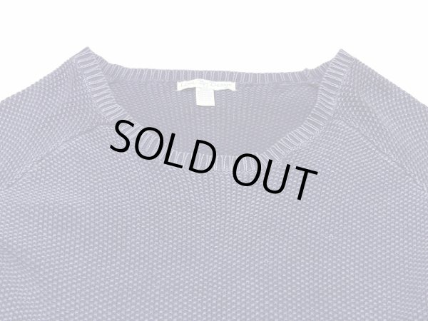 画像5: LOVE BY DESIGN ラグラン 長袖 インディゴ コットン ニット (5)