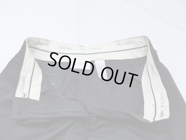 画像6: LIZ Claiborne ツータック 入り テーパード ブラック スラックス パンツ (6)