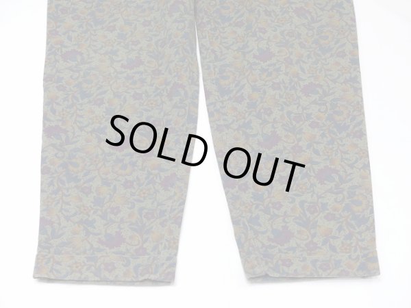 画像8: USA製 70~80s PALMETTOS ツータック 入り ハイウエスト エスニック 花柄 テーパード パンツ (8)