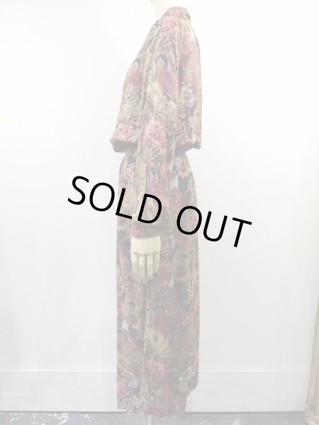 画像3: S.ROBERTS レトロ 花柄 ワンピース風 オールインワン (3)