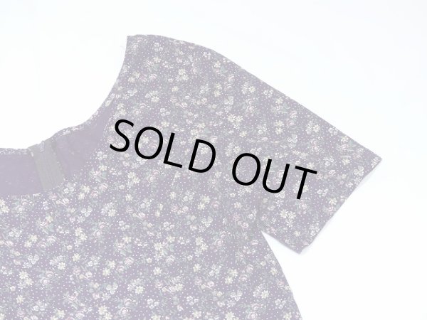 画像9: USA製 80s ALL That gayy 小花柄 半袖 オールインワン ワンピース (9)