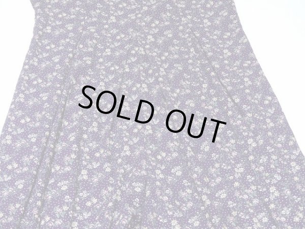 画像10: USA製 80s ALL That gayy 小花柄 半袖 オールインワン ワンピース (10)