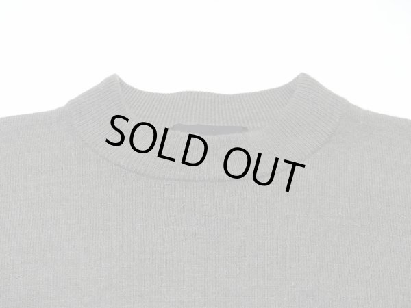 画像4: SAG HARBOR ハイネック アクリル ニット セーター グレー 無地 (4)