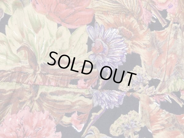 画像12: STEPHANIE ROBBINS 花柄 総柄 レトロ オールインワン ワンピース (12)