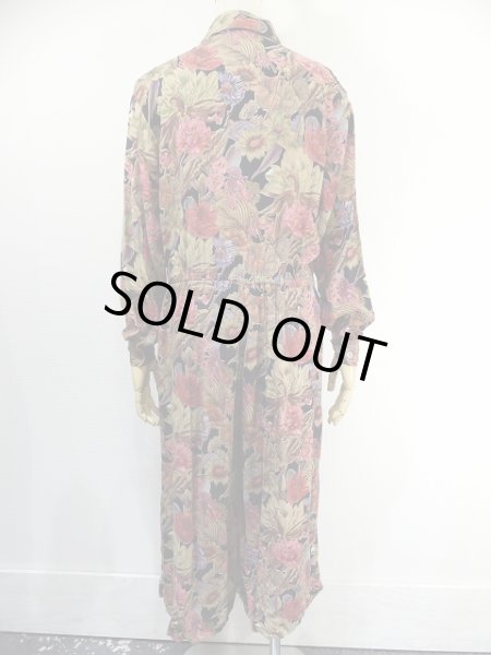 画像3: STEPHANIE ROBBINS 花柄 総柄 レトロ オールインワン ワンピース (3)