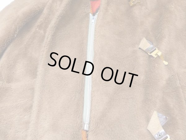 画像11: 60's Sears フェイクファー パイル ダッフル コート (11)