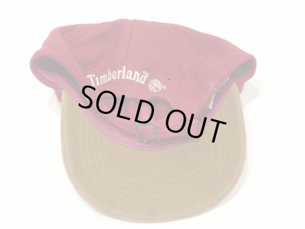 画像7: USA製 90's Timberland スエード×ウール スナップバック キャップ (7)