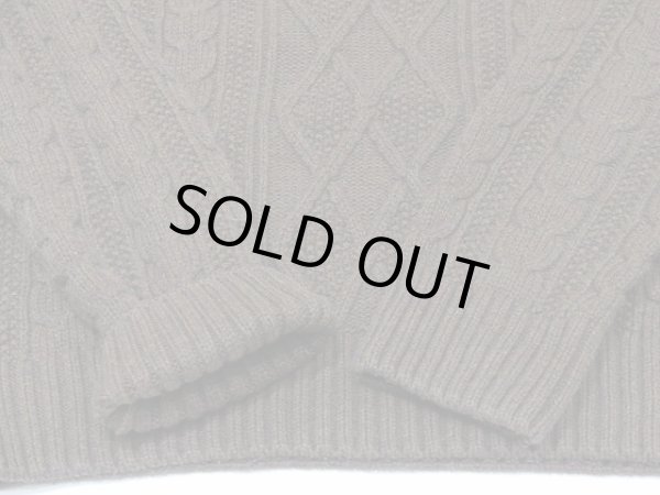 画像7: croft&barrow タートルネック ケーブル編み コットン ニット セーター (7)