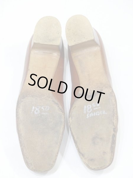 画像7: ITALY製 ビンテージ サルバトーレ フェラガモ ローヒール スウェード パンプス (7)