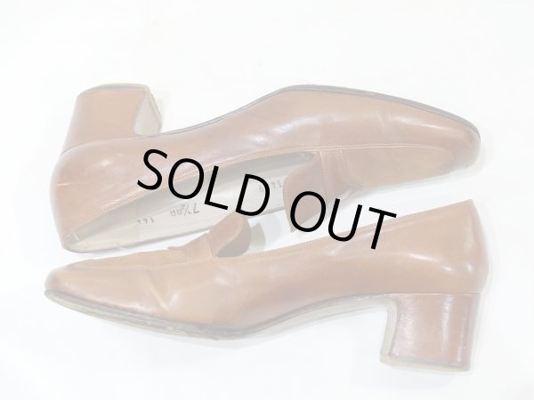 画像6: ITALY製 ビンテージ サルバトーレ フェラガモ ローヒール スウェード パンプス (6)