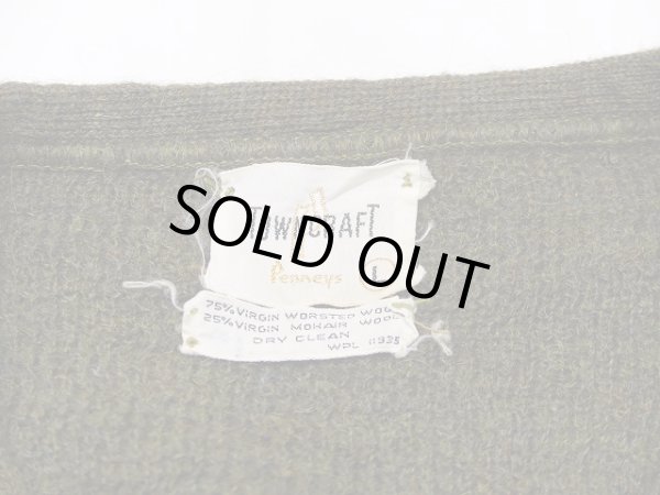 画像4: 60s ビンテージ Penneys TOWNCRAFT Vネック モヘア セーター (4)