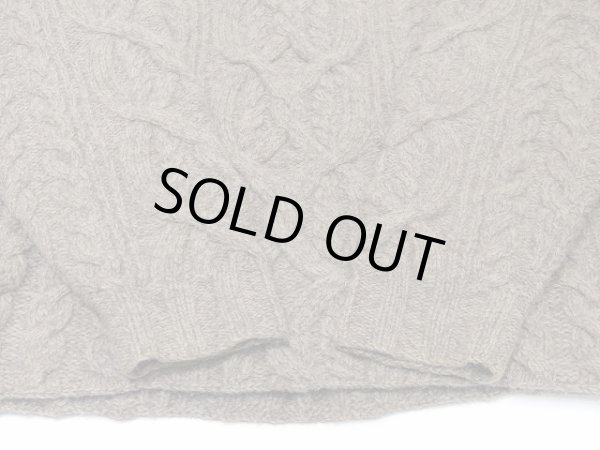 画像9: 90s Timberland タートルネック アラン フィッシャーマン セーター (9)