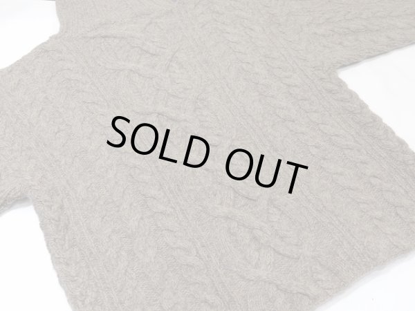 画像10: 90s Timberland タートルネック アラン フィッシャーマン セーター (10)