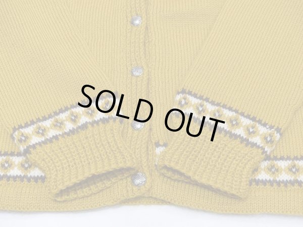 画像8: ノルウェー製 ビンテージ Lulle Otterstad ラグランスリーブ ノルディック カーディガン セーター (8)