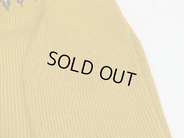 画像9: ノルウェー製 ビンテージ Lulle Otterstad ラグランスリーブ ノルディック カーディガン セーター (9)