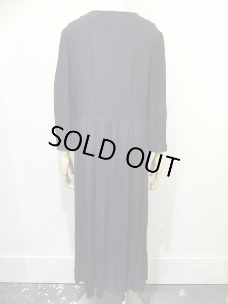 画像4: USA製 80〜90's E.D MICHAELS レースカラー ブラック ワンピース ドレス  (4)