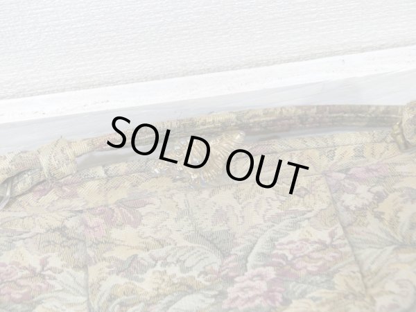 画像12: 〜 60’s ビンテージ LA FRANCE ゴブラン織り がま口 ハンド バッグ (12)