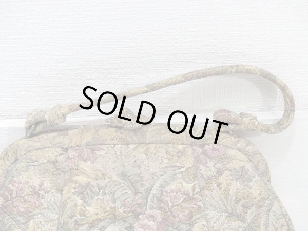 画像11: 〜 60’s ビンテージ LA FRANCE ゴブラン織り がま口 ハンド バッグ (11)