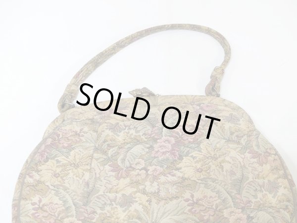 画像10: 〜 60’s ビンテージ LA FRANCE ゴブラン織り がま口 ハンド バッグ (10)