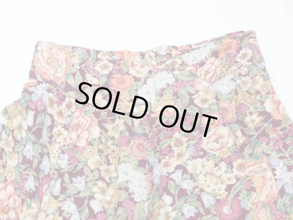 画像5: PHOOL ヨーク  ウエストゴム 花柄 ロング スカート  (5)
