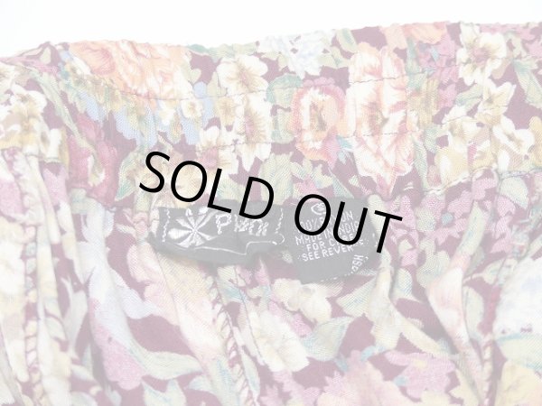 画像4: PHOOL ヨーク  ウエストゴム 花柄 ロング スカート  (4)