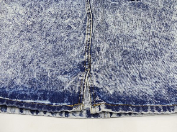 画像11: USA製 80s DUSTED DENIMS ケミカルウォッシュ タイト デニム スカート (11)