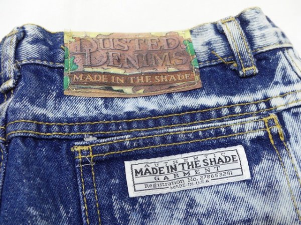 画像10: USA製 80s DUSTED DENIMS ケミカルウォッシュ タイト デニム スカート (10)