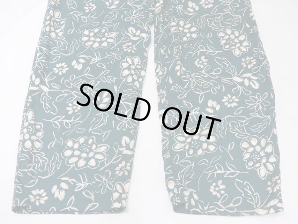 画像10: 〜90s Debra Martin ボタニカル バティック 花柄 ボレロ風 オールインワン ジャンプスーツ  (10)